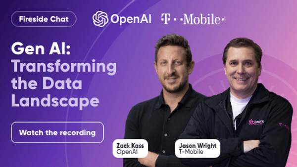 Gen AI: Transforming the Data Landscape Fireside Chat